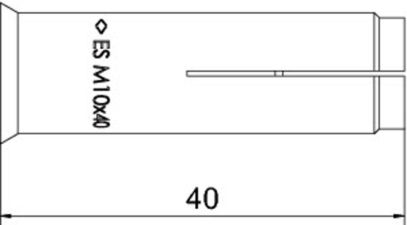 Забивной анкер ES M 10x40 мм, сталь, G (ES M 10x40) | 3492024 | OBO Bettermann — миниатюра 2