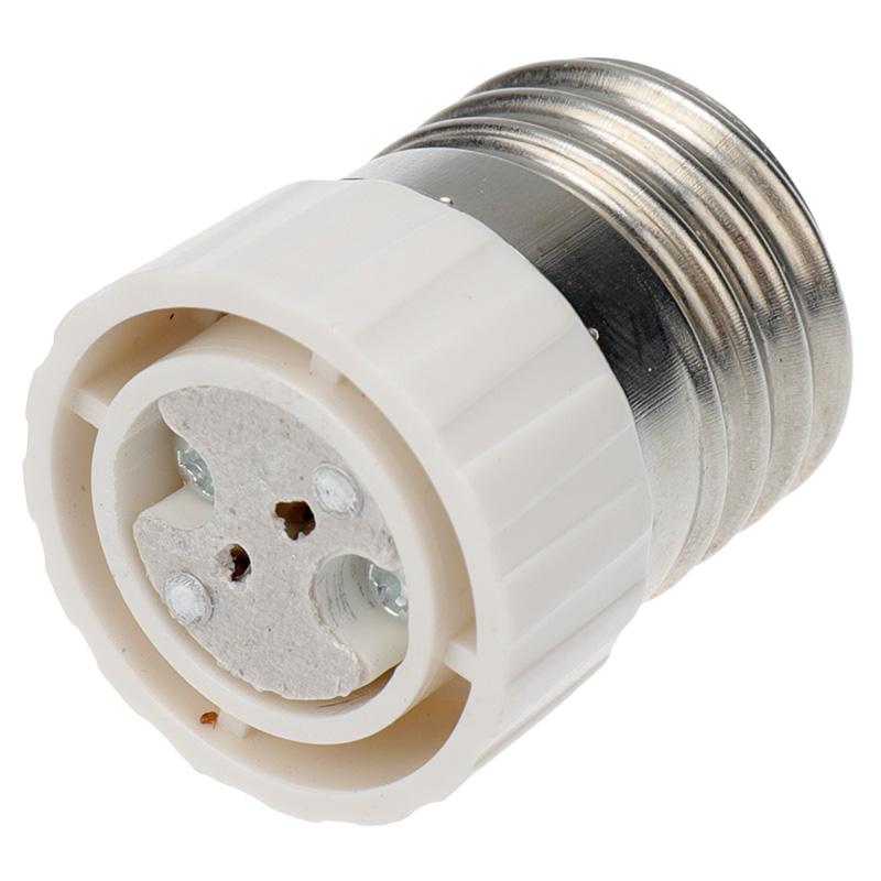 Переходник цокольный E27-GU5.3 белый | 11-8857 | Rexant — REXANT