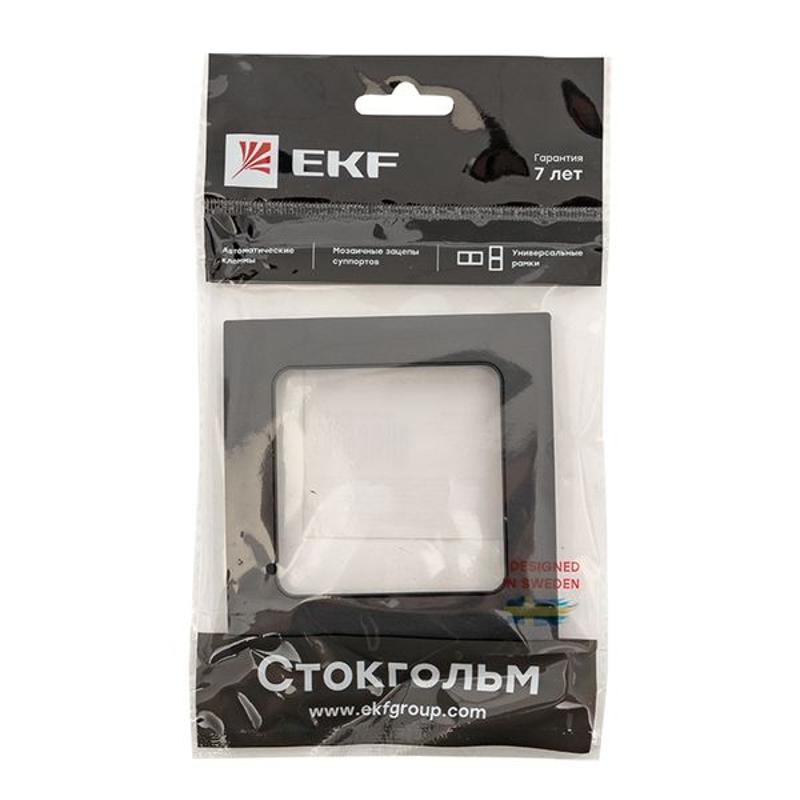 Стокгольм Рамка 1-местная черная EKF | EXM-G-302-30 | EKF — миниатюра 8