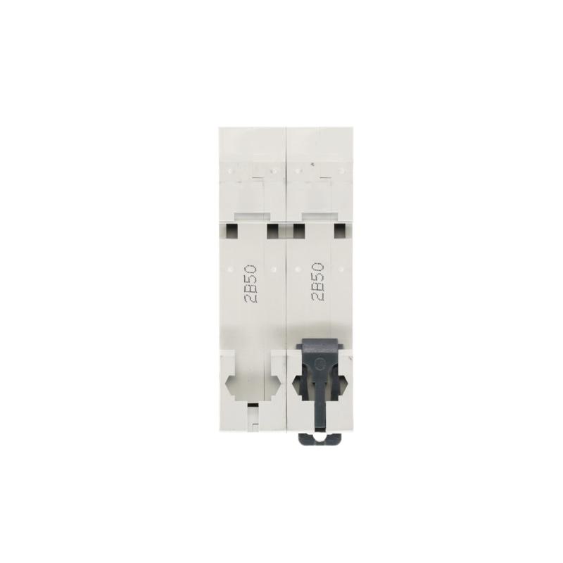 Выключатель автоматический двухполюсный 50A B 6kA City9 | C9F16250 |Systeme Electric — миниатюра 2