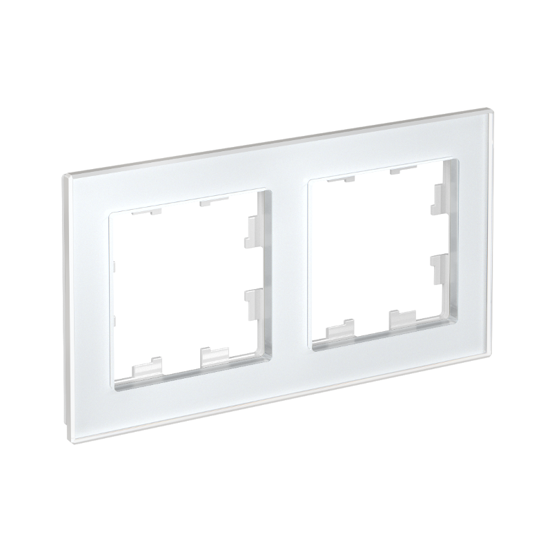 AtlasDesign Nature Белый Рамка 2-ая, стекло |ATN320102| SE — Systeme Electric