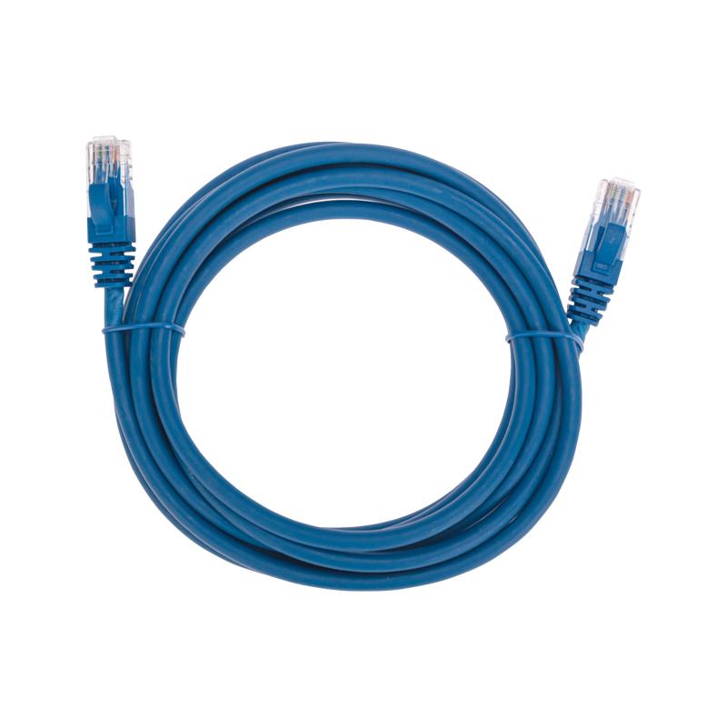 Патч-корд U/UTP CAT 6, RJ45-RJ45, 26AWG, LSZH, синий, 3м REXANT | 02-0294-3 | REXANT — фото 1 | Sento