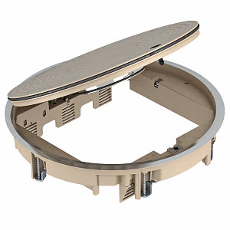 Лючок GRAF9-2 U, IP65 (для 12xModul45 в 3xUT4, напольный люк, серебристый, бежевый) | 7405754 | OBO Bettermann — миниатюра 2