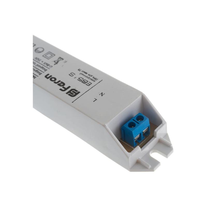 Аппарат пускорегулирующий EB51S 1*18W T8/G13 230V электронный ПРА 195*28*19мм | 21519 | FERON — миниатюра 3