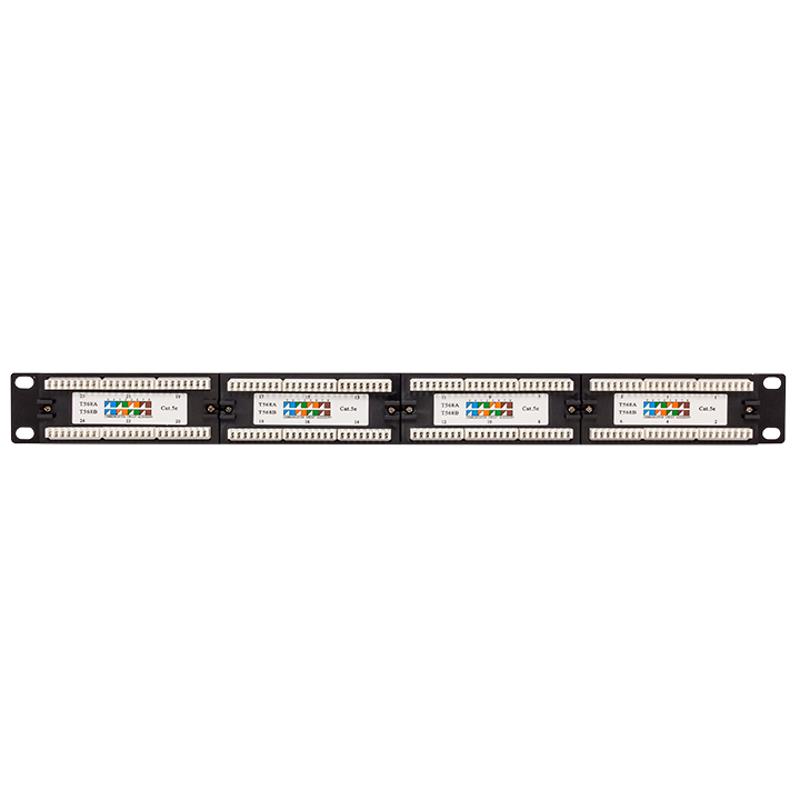 Патч-панель TERACOM 19'' Cat.5E 1U неэкранированная UTP 24 порта RJ-45 110 IDC | TRC-PPNL-5EUTP-1U24 | EKF — миниатюра 6
