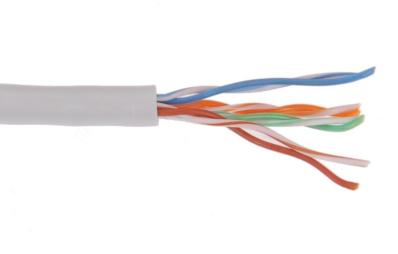 Кабель связи витая пара F/UTP, кат.6 4x2х23AWG solid, PVC, 305м, серый | LC1-C604-311 | ITK — миниатюра 2