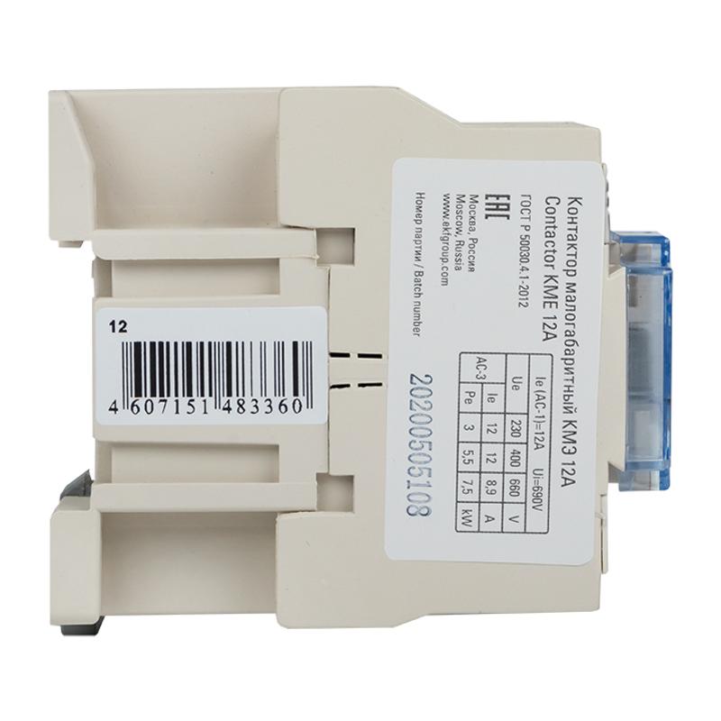 Контактор малогабаритный КМЭ 12А 380В 1NO EKF PROxima | ctr-s-12-380 | EKF — миниатюра 8