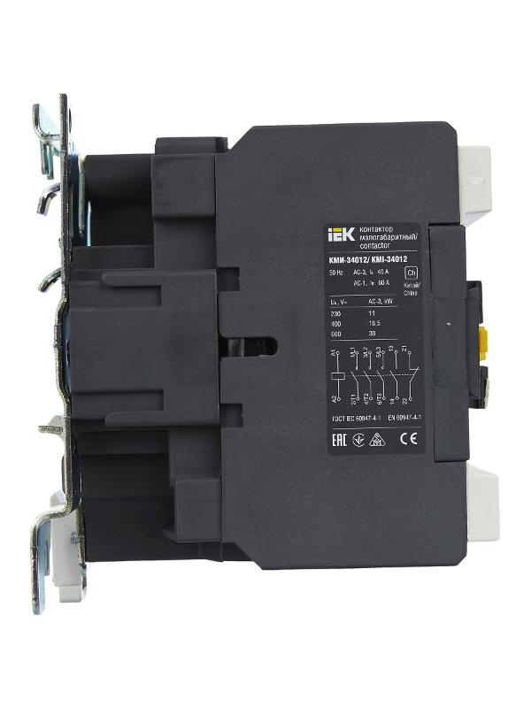 Контактор КМИ-34012 40А 230В/АС3 1НО;1НЗ  | KKM31-040-230-11 | IEK — миниатюра 5