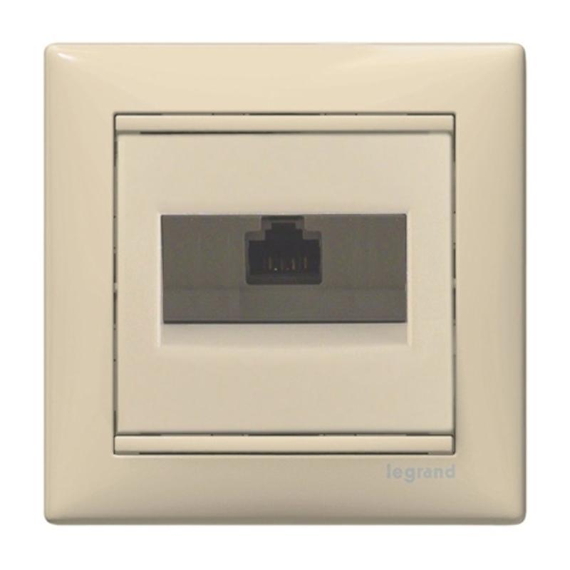 Valena Сл. кость Розетка комп(RJ45) 1-ая 6 кат UTP — миниатюра 3