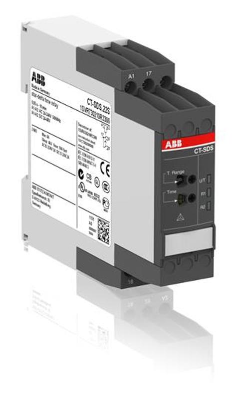 Реле времени CT-SDS.22S (переключение звезда-треугольник) 24-240B AC, 24- 48B DC, 2ПК, винтовые клеммы | 1SVR730210R3300 | ABB — ABB