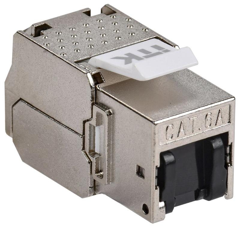 ITK Модуль Keystone Jack кат.6А STP без инстр. с пыл. кр. | CS1-1C6AS-T2-D | ITK — ITK