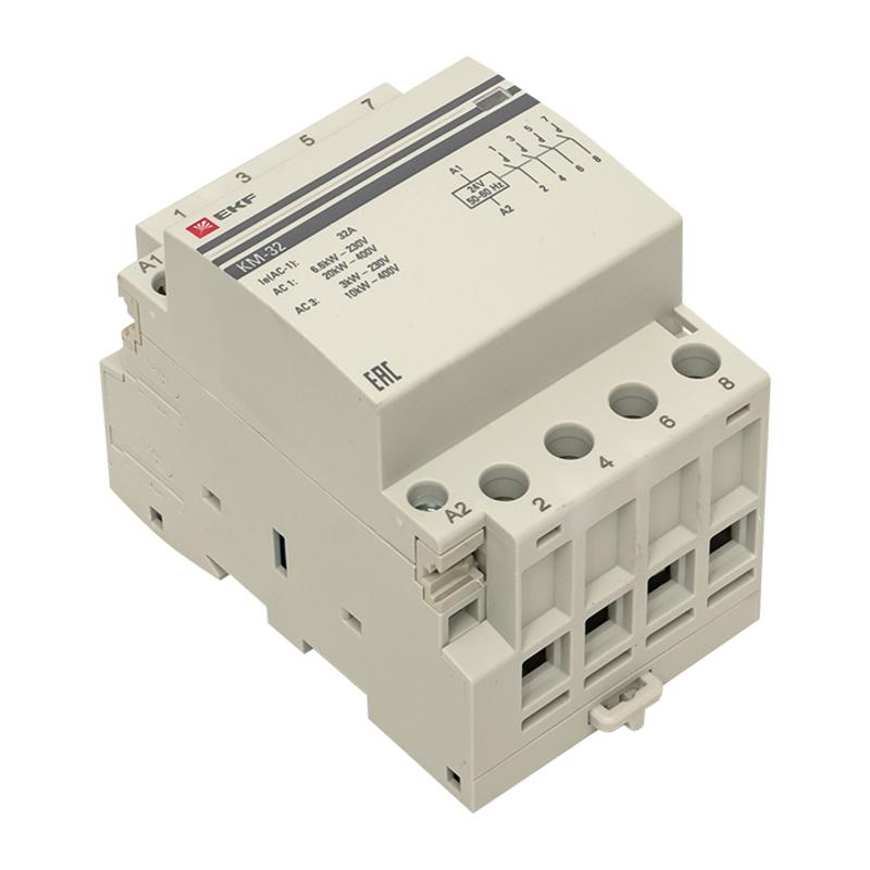 Контактор модульный КМ 32А 4NО (3 мод.) 24В АС PROxima | km-3-32-40-24v | EKF — миниатюра 6