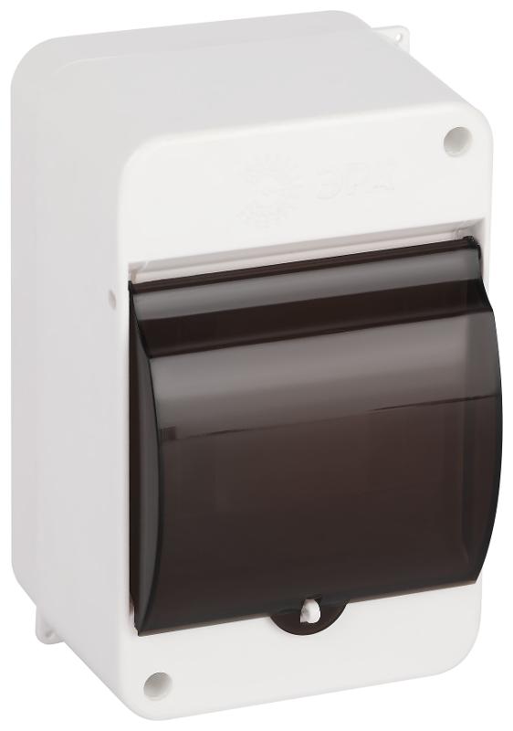 Корпус пластиковый навесной ЭРА SIMPLE КМПн 1/4 IP30 прозрачная крышка белый | Б0069239 | ЭРА — ЭРА (Энергия света)