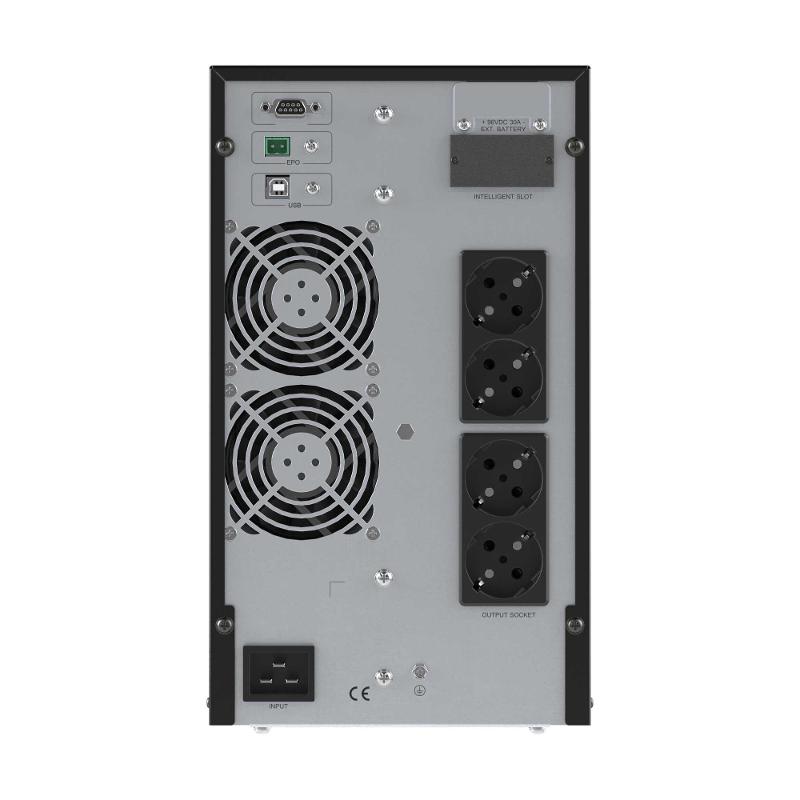 Онлайн ИБП, Small Tower, 3000VA/2700W, 4xSchuko, USB, 8x7Ач | SMALLT3A10S | DKC — миниатюра 4
