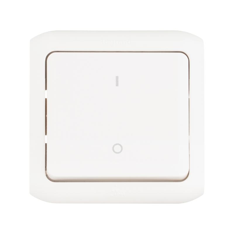 Quteo Белый Выключатель двухполюсный IP44 — миниатюра 4
