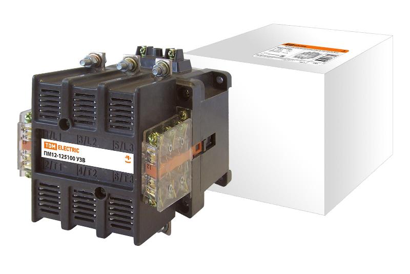 Пускатель электромагнитный ПМ12-125100 У3В 220В  | SQ0714-0022 | TDM — TDM ELECTRIC