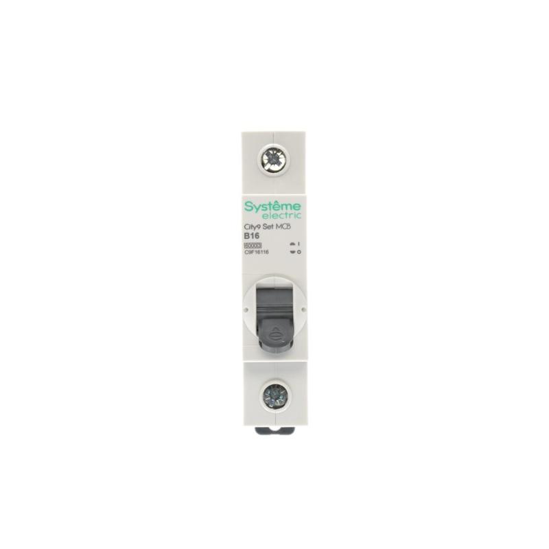 Выключатель автоматический однополюсный 16A B 6kA City9 | C9F16116 |Systeme Electric — миниатюра 3