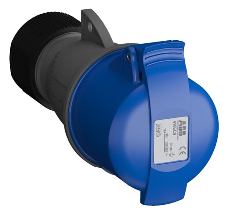 Розетка кабельная Easy&Safe 416EC9,16А,3P+N+E,IP44,9ч|2CMA102025R1000| ABB — ABB