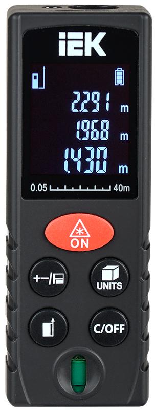 Дальномер лазерный DM40 Professional IEK | TIR21-3-040 | IEK — IEK (ИЭК)