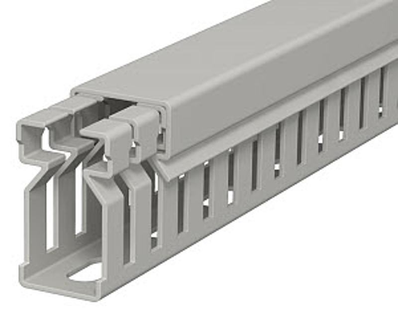 Распределительный кабельный канал LK4 30x15x2000 мм (ПВХ,серый) (LK4 30015) | 6178003 | OBO Bettermann — миниатюра 2
