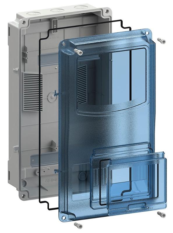 Корпус пластиковый навесной ЩУРн-П 3/12 IP66 PC (500х290х122мм) | MSP3-N-12-55 | IEK — миниатюра 2