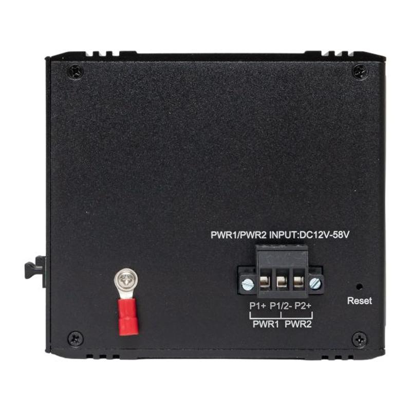 Промышленный неуправляемый коммутатор U-2GX/SFP-16GT, 2 порта 1000Base-X SFP, 16 портов 10/100/1000Base-T(X) RJ45, монтаж на динрейку TSX |TSX-U-2GX/S — миниатюра 14