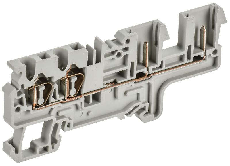 ARMAFIX Клемма пруж. CX2,5-4-2B 2,5мм2 4-конт. серая | AF-CT40-06-22-K03-002 | IEK — миниатюра 1
