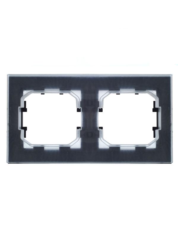 BRITE Рамка 2-ая IP44 РУ-2-БрЧ-44 черный | BR-M22-44-K02 | IEK — миниатюра 5