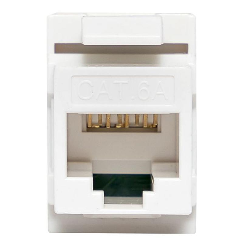 Модуль Keystone TERACOM CS Cat.6A неэкранированный 110 IDC 180 градусов самозажимной (Toolless) оранжевый | TRCS-KSTN-RT180-6AUTP-OR | EKF — миниатюра 9