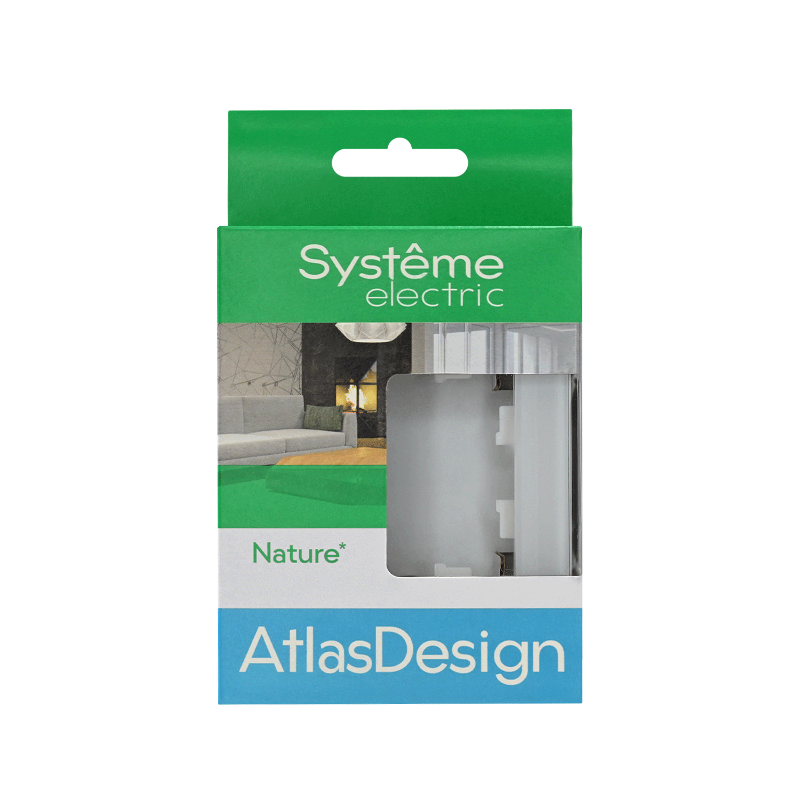 AtlasDesign Nature Белый Рамка 1-ая, матовое стекло  |ATN330101| SE — миниатюра 9