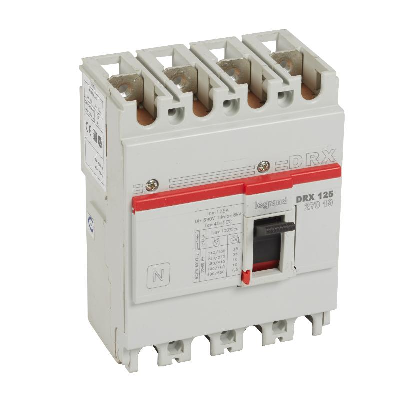 DRX125 термомагнитный 125A 4П 10KA | 027019 | Legrand — Legrand