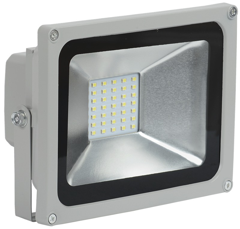 Прожектор светодиодный СДО 05-20 20Вт 6500К IP65 серый SMD | LPDO501-20-K03 | IEK — IEK (ИЭК)