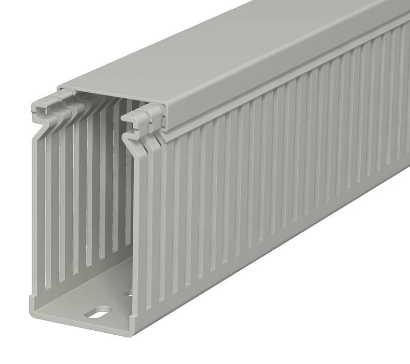 Распределительный кабельный канал LK4 80x40x2000 мм (ПВХ,серый) (LK4 80040) | 6178052 | OBO Bettermann — OBO Bettermann