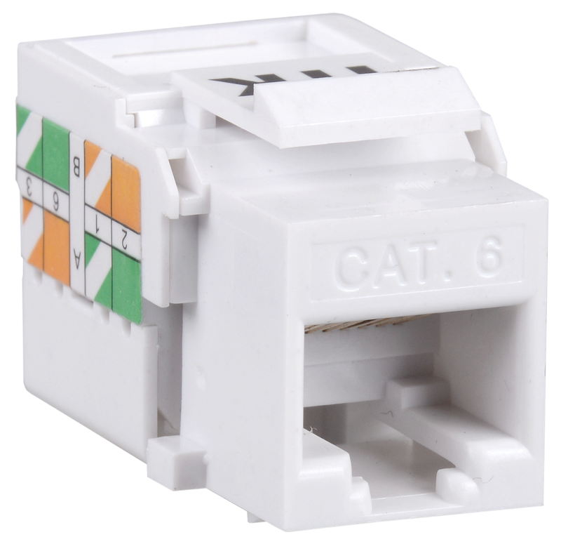 Модуль Keystone Jack кат.6, неэкран., IDC Dual, горизонтальная заделка | CS1-1C6U-D1 | ITK — ITK
