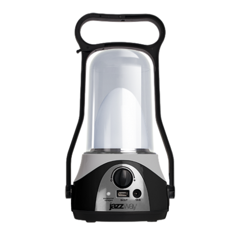 Фонарь прожекторный  Accu5-L12W-USB-bk | 2857811 | JAZZway — Jazzway