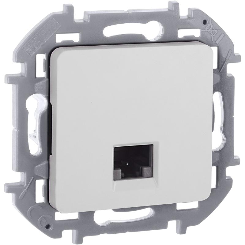 Inspiria Белый Розетка компьютерная RJ45 С/У категория 5e UTP — миниатюра 3