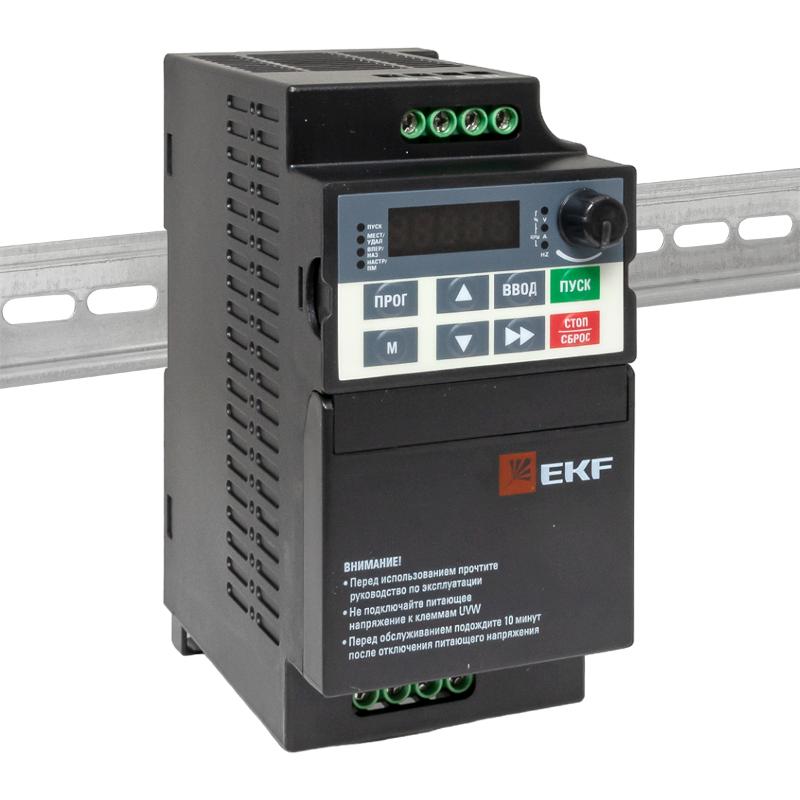 Преобразователь частоты 0,75 кВт 1х230В VECTOR-80 EKF Basic | VT80-0R7-1 | EKF — миниатюра 8