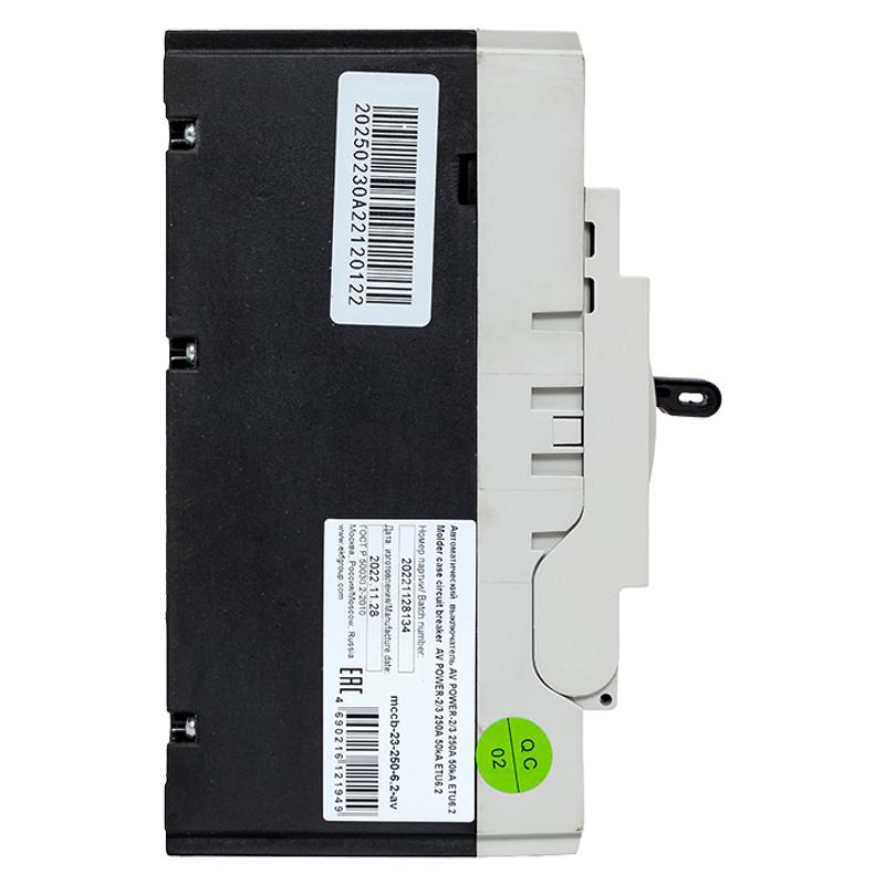 Выключатель автоматический AV POWER-2/3 250А 50kA ETU6.2 | mccb-23-250-6.2-av | EKF — миниатюра 8