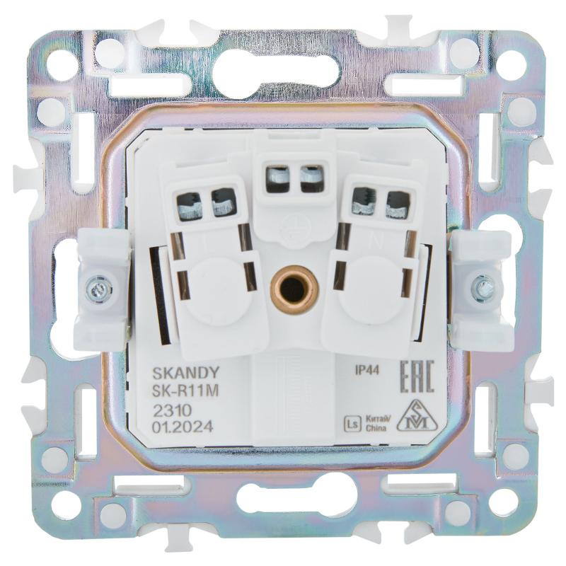 SKANDY Розетка з/к/ш кр. 16А IP44 SK-R11M мятный | SK-R16-16-44-K06 | IEK — миниатюра 3