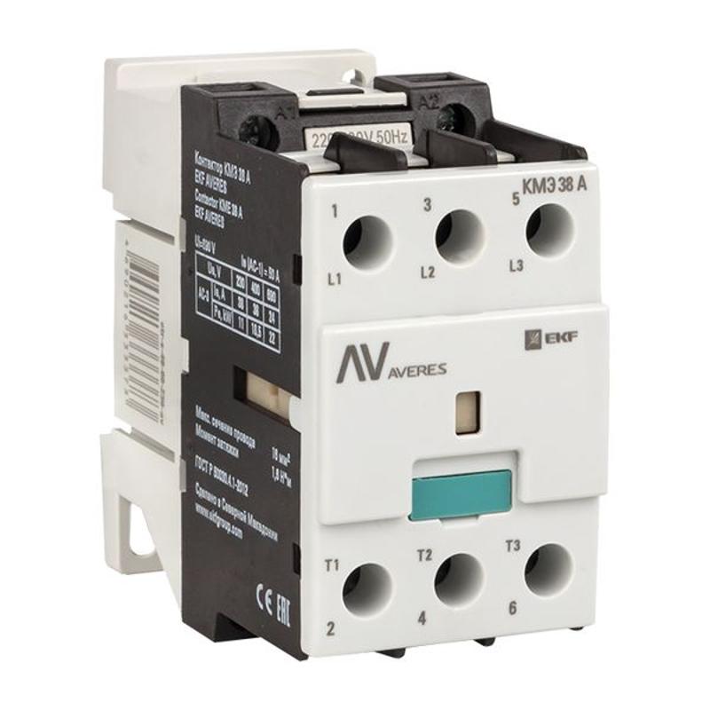 Контактор КМЭ 38А 400В АС EKF AVERES | ctr-s-40-00-400-av | EKF — EKF