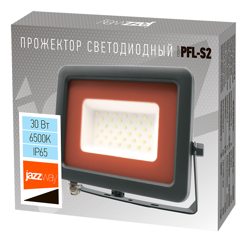 Прожектор светодиодный СДО  PFL- S2 -SMD- 30w IP65 NEW(с клапаном)  | .2853295D | Jazzway — миниатюра 6