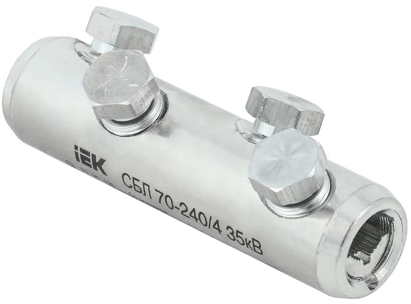 Соединитель болтовой луженый СБЛ 70-240/4 35кВ | UCB11-070-240-04-35 | IEK — IEK (ИЭК)