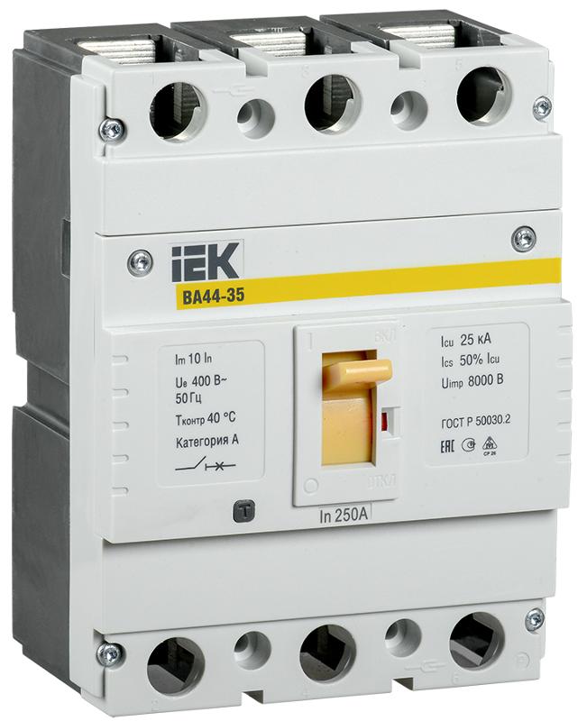 Авт. выкл. ВА44 35 3Р 250А 25кА | SVA4410-3-0250 | IEK — IEK (ИЭК)