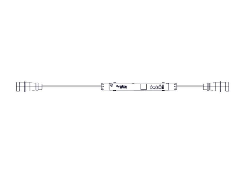 БРП, с мониторингом, серия Uniprom, 0/1U, 400В, 3Ф, 32A, вход IEC309, выход IEC309 | UP7175 | SE — Systeme Electric