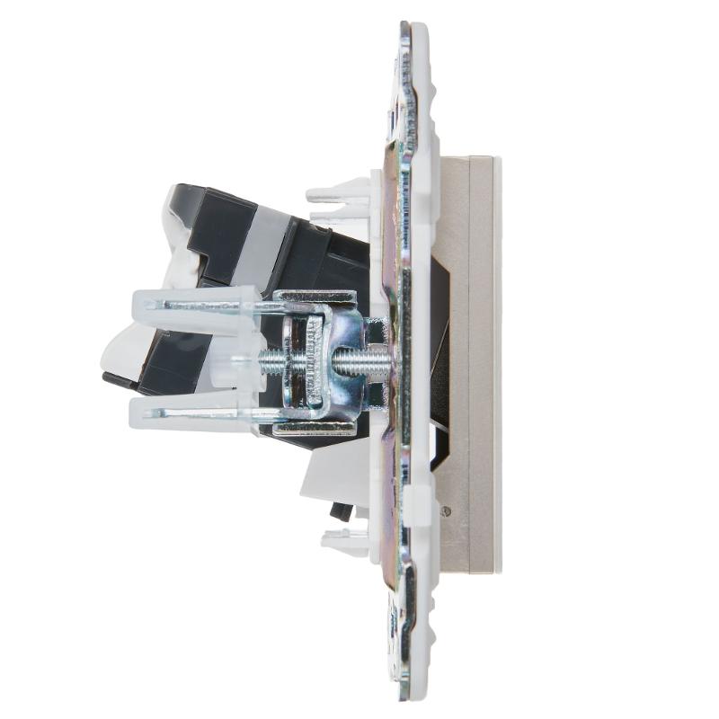 SKANDY Розетка компьютерная RJ45 кат.5E SK-K01Sh шампань | SK-K10-1-K37 | IEK — миниатюра 4