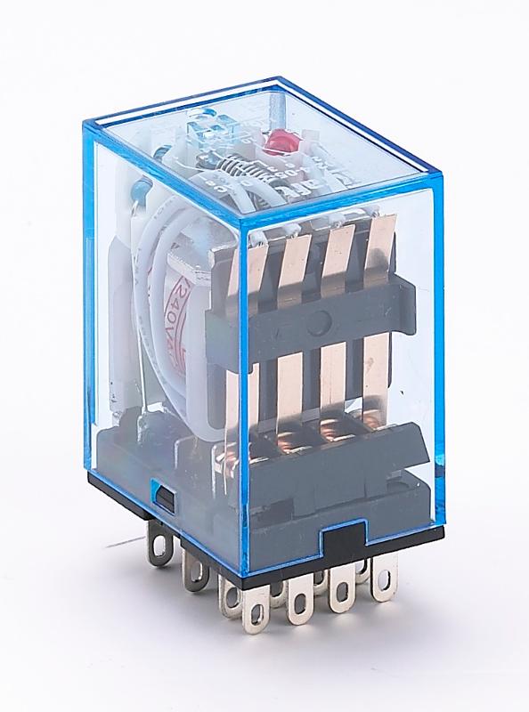 Промежуточное реле 4 конт. с инд. LED 3А 220В AC ПР- | 23230DEK | DEKraft — миниатюра 2