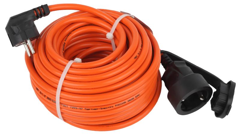 Удлинитель силовой ЭРА UPx-1e-3x1.5-20m-IP44 в бухте c/з 1 гн 20м ПВС 3х1.5 | Б0046816 | ЭРА — миниатюра 1