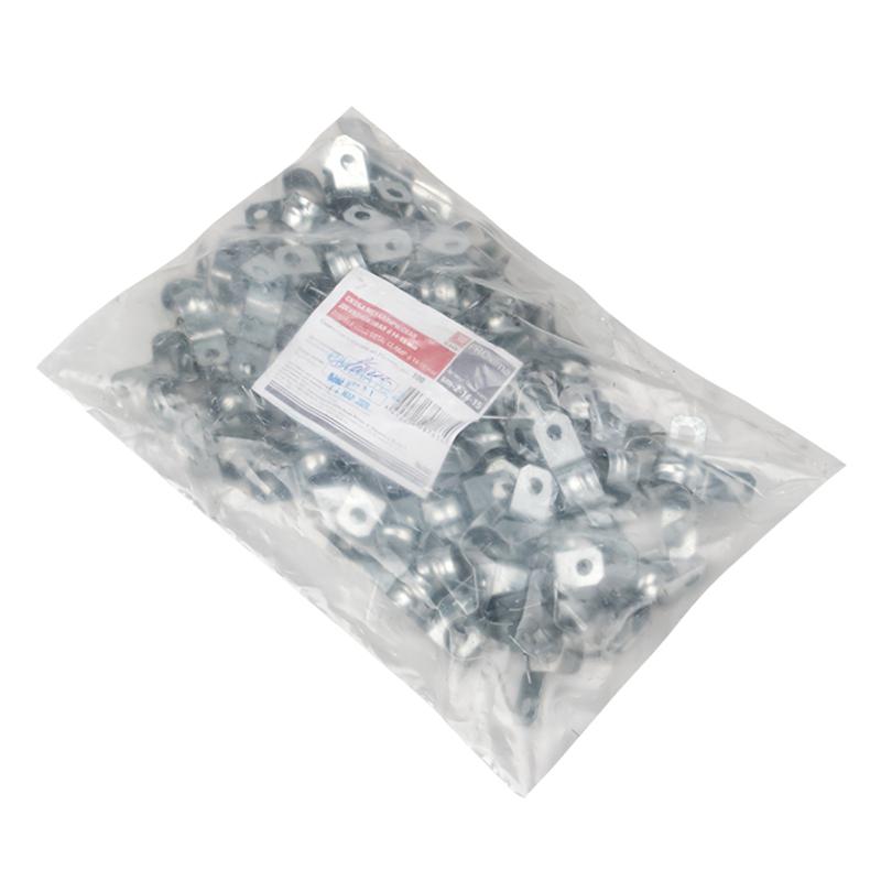 Скоба металлическая двухлапковая СМД d 14-15мм. (100шт.) EKF PROxima | sm-2-14-15 | EKF — миниатюра 2