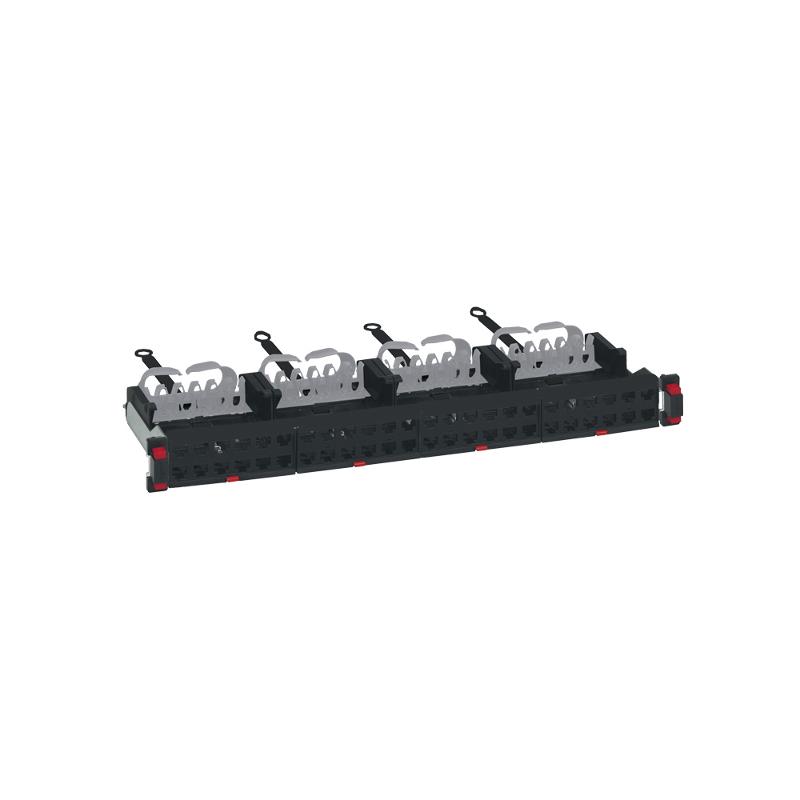 Патч-панель 19" 1U HD неукомплектованная 48RJ45 LCS3 — миниатюра 2