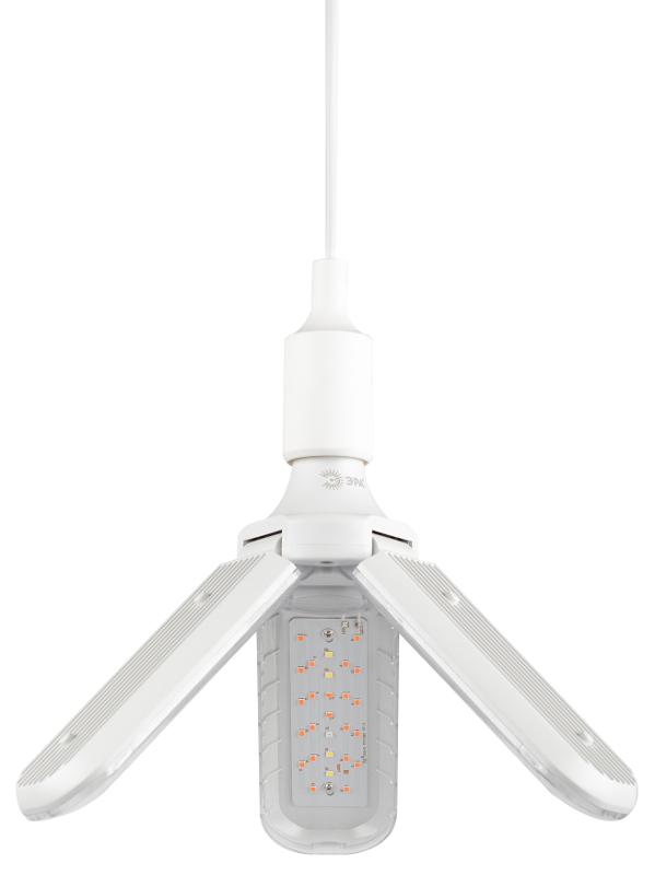 Фитолампа для растений светодиодная  GREEN LINE ФИТО-30W-PL-E27-GR 3-х лепестковая красно-синего спектра 30 Вт Е27 | Б0064542 | ЭРА — миниатюра 4